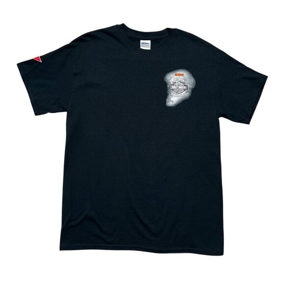 Harley Davidson Men's Size Medium Afghanistan Kandahar Air Field Graphic T-Shirt - Picture 1 of 13